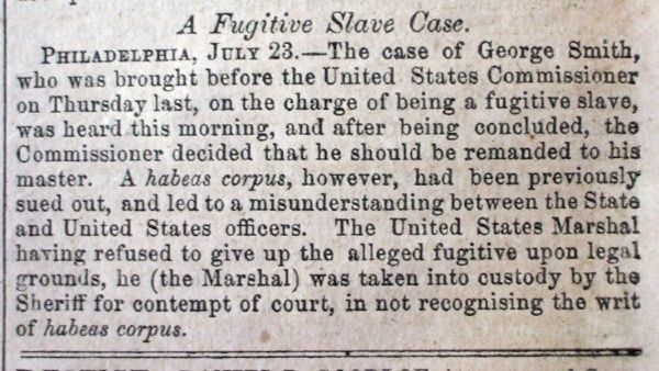 Philadelphia Fugitive Slave