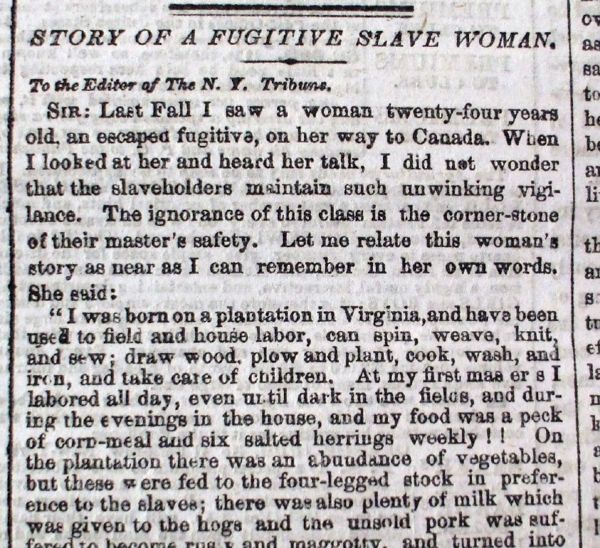 A Fugitive Slave Woman Tells The Tale Including Being Shipped In A Box