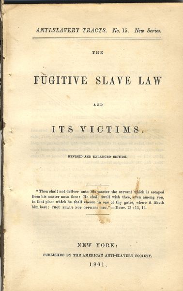 Over 250 Fugitive Slave Cases Reviewed
