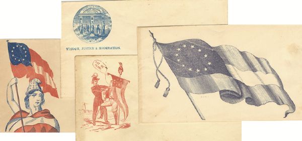 Rare Group of Confederate Patriotic Covers