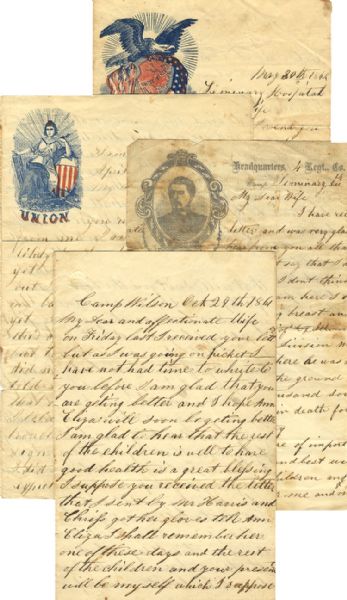 Soldier’s Letter Archive - Includes Letter To His Wife Describing His Death