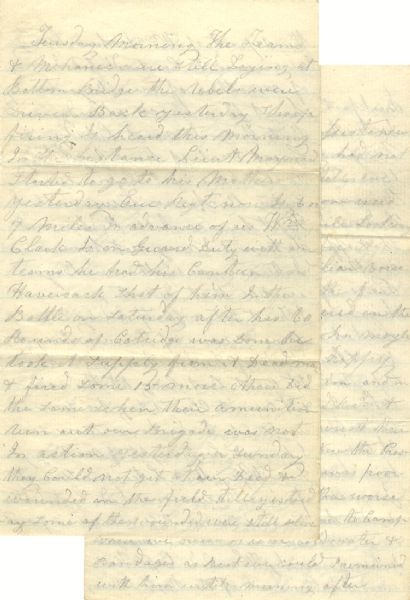 Great Battle of Fair Oaks Letter: He Took a Supply From a Dead Man & Fired Some 15 More…. 