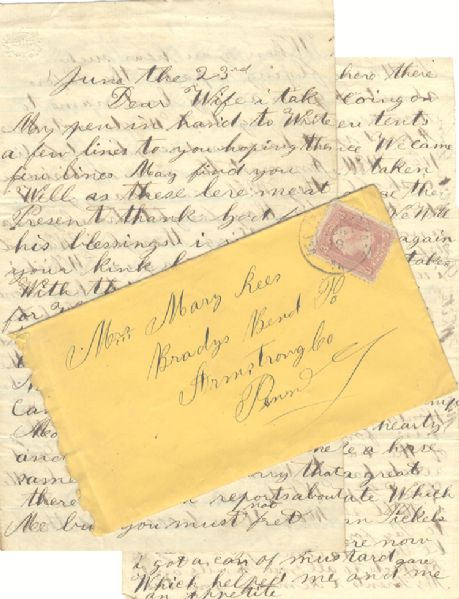 Battle of Fair Oaks Letter 