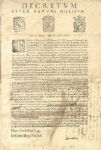 16th Century Printed Military Decree