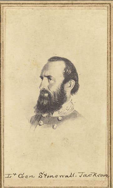 Great CDV of Lieut. Gen. Stonewall Jackson