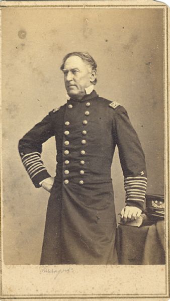 CDV of Admiral Farragut