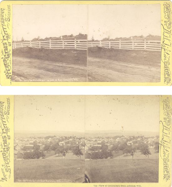 Gettysburg Steroviews: East Cemetery Hill.