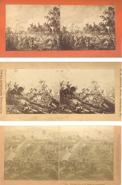 Gettysburg Steroviews: Three Artist Renderings of The Battle of Gettysburg 
