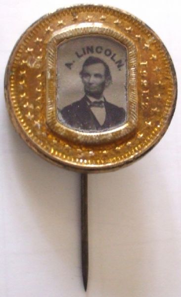 Abraham Lincoln Campaign Stickpin