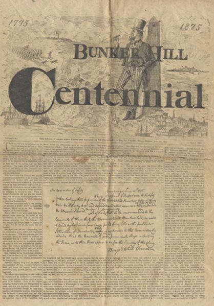 Battle of Bunker Hill Centennial Celebration