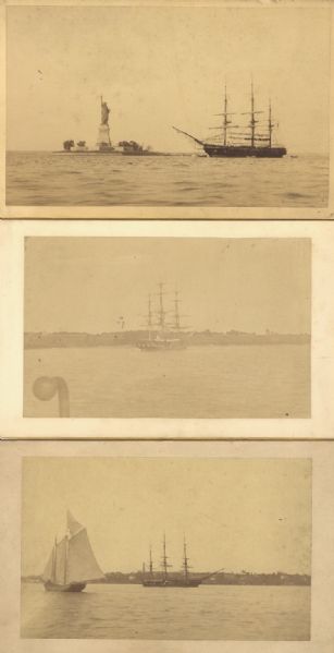 Warship Albumen Photographs