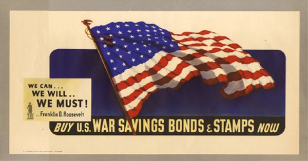 Patriotic WW II Poster