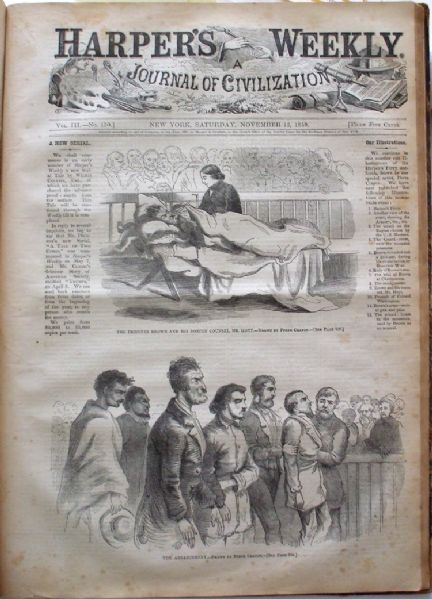 A Historically Packed Bound Volume of Harper’s Weekly