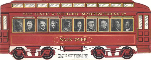 1904 Hale & Kilburn Railroad Seating Advertisement