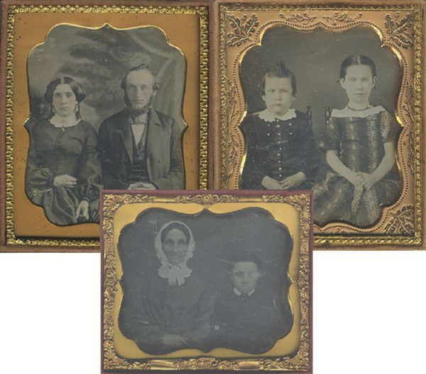Three 1850s Sixth Plate Daguerreotypes