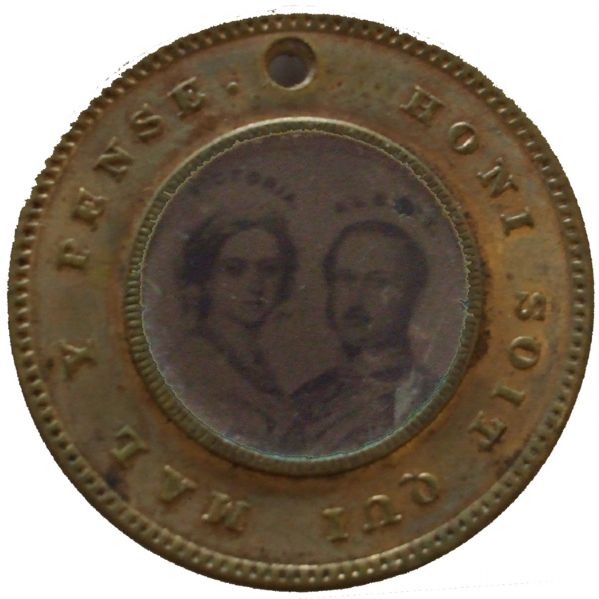 1860 Prince of Wales Souvenir Badge 