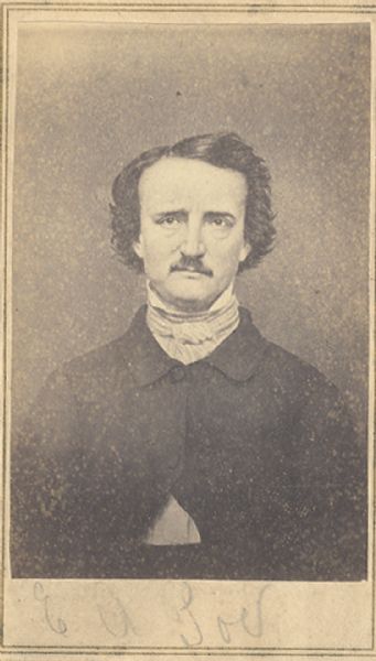 Rare Edgar Allen Poe Posthumous CDV