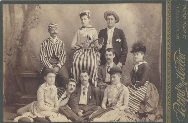 Two Gilded Age Tennis Photographs