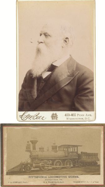 Two 19th Century Photographs With Mining Associations