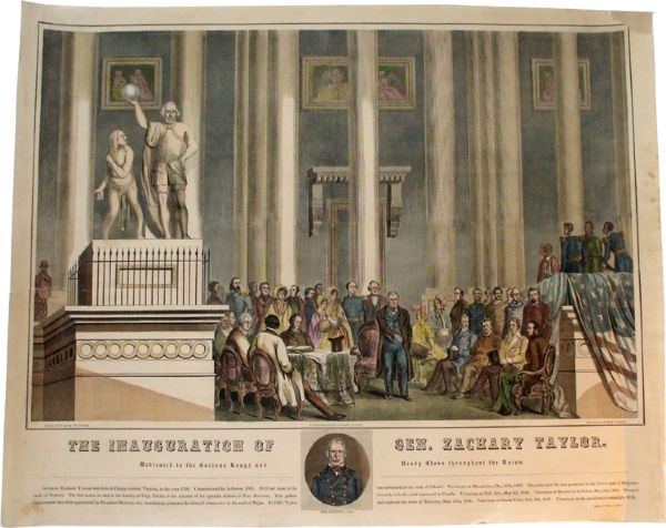 Inauguration Of President Zachary Taylor Dedicated to Rough and Ready Clubs Throughout the Union....Only Other Example In The Library Of Congress