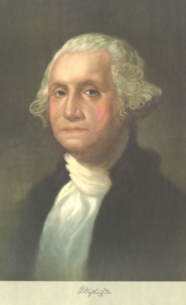 Wonderful George Washington Lithograph