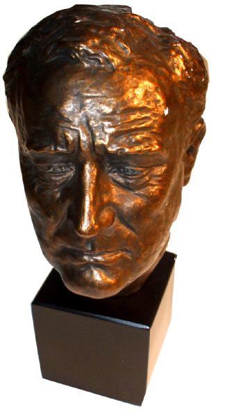 Franklin D. Roosevelt: 1934 Bust By Sculptor Jo Davidson.