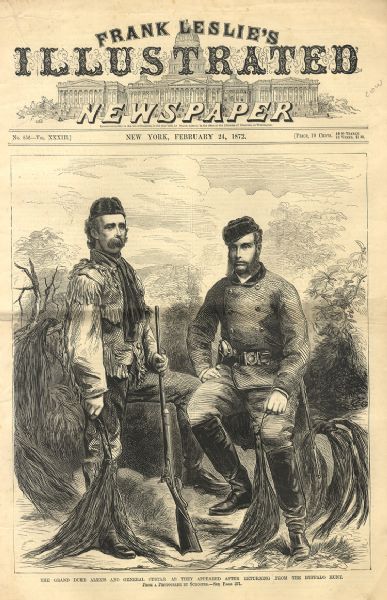 Custer on a Buffalo Hunt