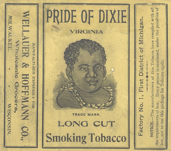 Pride of Dixie Tobacco Label