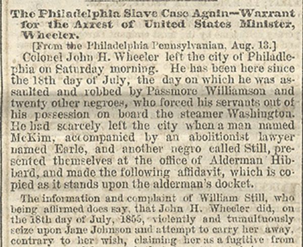 The Slave Owning Ambassador is Charged With Assault in His Attempt to Take Back His Slave