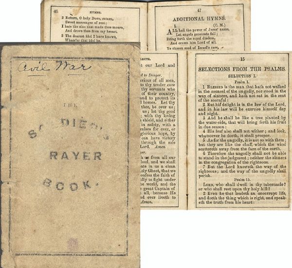 Double Ided Union Soldier's Prayer Book