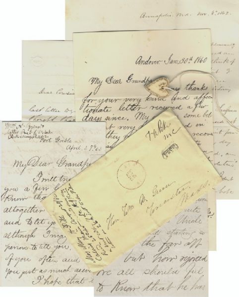  Brevet Brigadier General's Letter Archive and Libby Prison Charm