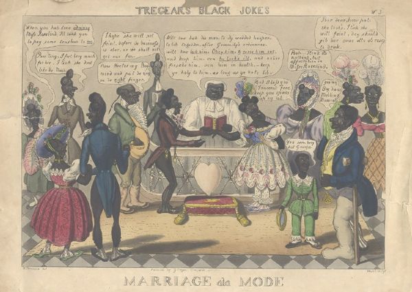 A Very Rare Black Cartoon - 1834