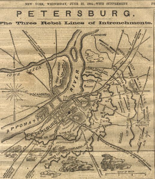 The Long Siege of Petersburg Begins