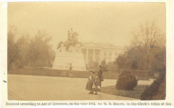 Scarce CDV Of The War-Time White House