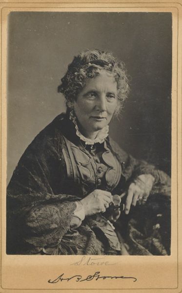 Harriet Beecher Stowe Cabinet Card