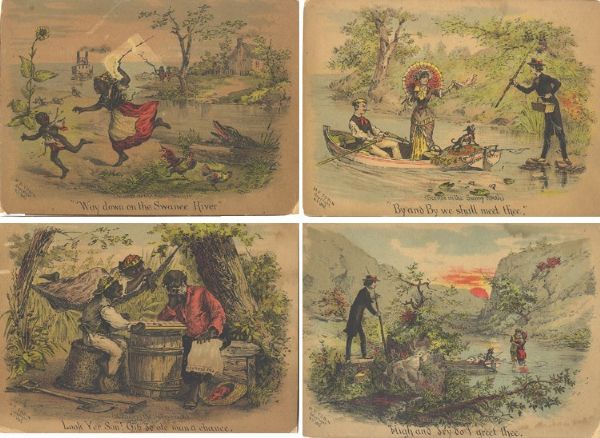 Scenes in the Sunny South Trade Cards