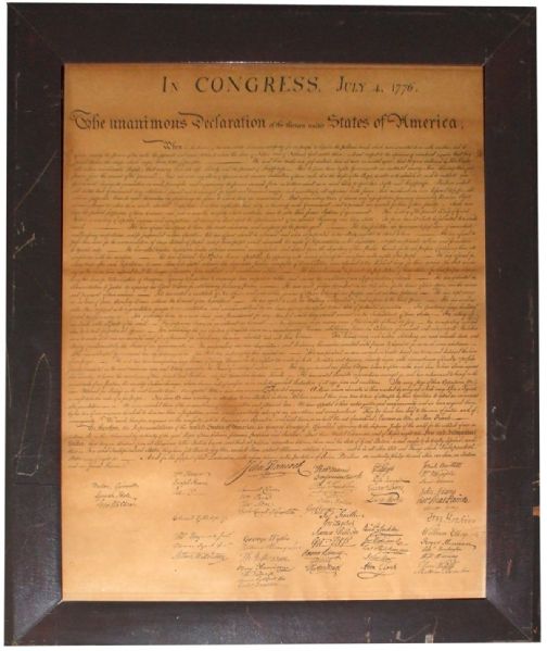 Very Rare Printing of the Declaration of Independence