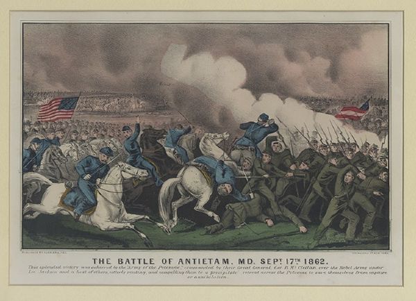Battle of Antietam Currier & Ives Print