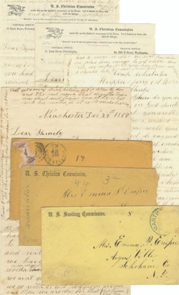Garret Empie 175th NY Infantry Letter Archive….Lincoln Assassination….Lee Surrenders….Troop Movements….Generals Sherman and Sheridan
