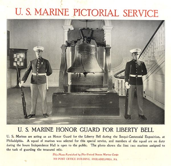  Marine Honor Guard Protects the Liberty Bell
