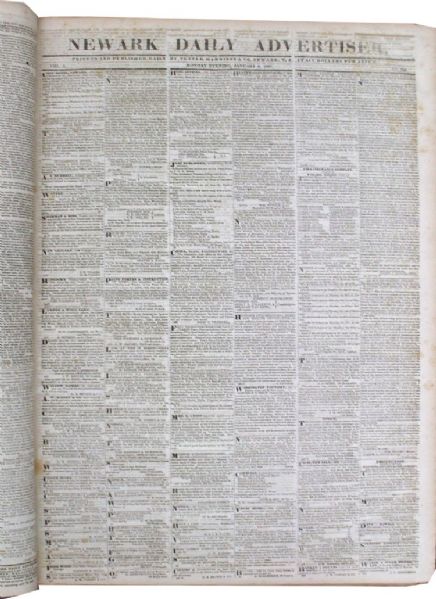 Six Months Bound Volume of Newspapers