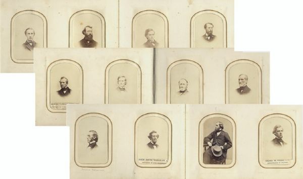 CDV Album of 1864 Dartmouth Faculty and Students