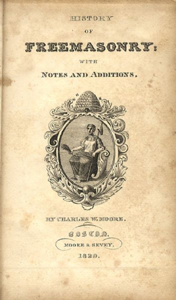 Early Masonic Book From the Alexandria, Virginia Lodge