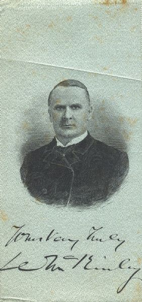 Pre-Presidential William McKinley Ribbon