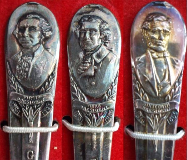 A Full Presidential Spoon Collection