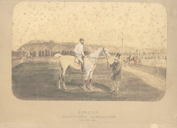 Albumen Print of Famed Racehorse
