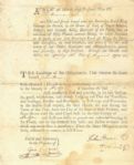 King George II, 1752 Halifax, Virginia Inn Keepers Bond License.  