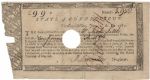 Pay certificate for Jack Little, a Black Soldier, For Serving in the Revolutionary War 