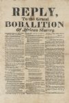 The Grand BOBALITION Of African Slavery Broadside….African American Celebrations of the Abolition of the Trans Atlantic Slave Trade