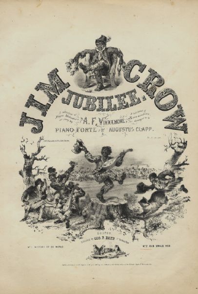 1847 Jim Crow Jubilee Sheet Music